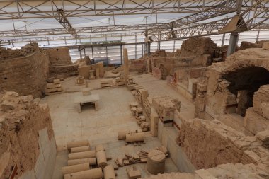 Eski şehrin restorasyonu üzerine arkeolojik çalışmalar