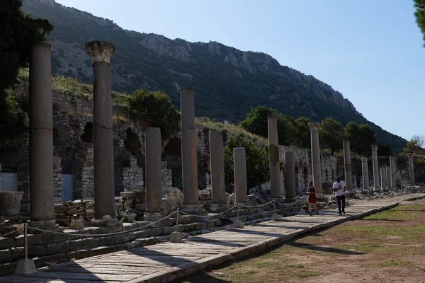 Strada Centro Storico Tiro Orizzontale — Foto Stock