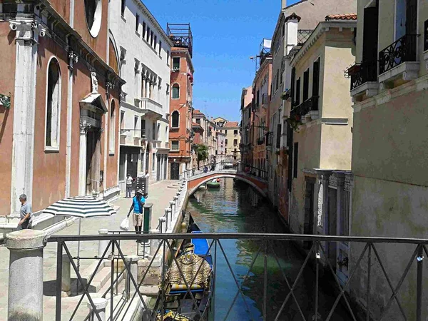 Reisen Italien Venedig Dem Großen Kanal Der Stadt — Stockfoto