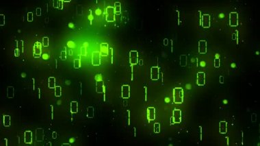 İkili kodu 1 Loopable arka plan