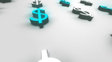 Amerikan Para Birimi Dolar Döngüye Dayalı Arka Plan