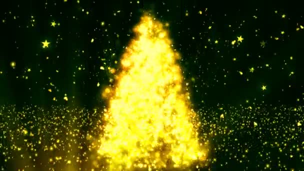 Arbre de Noël abstrait 2 fond bouclable — Video