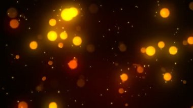 Dark Glow Bokeh Işık Sonbahar 2 Döngülenebilir Arka Plan