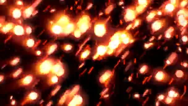 Étincelles lumineuses cinématographiques 1 fond bouclable 