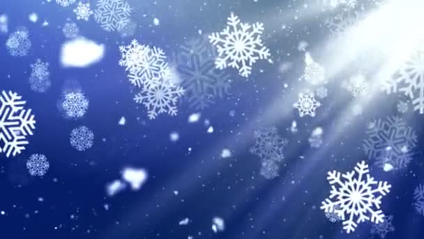 Flocon de neige de vacances Dark 2 fond bouclable 