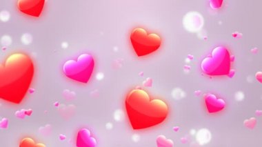 Lovely Hearts 2 Döngülü Arka Plan