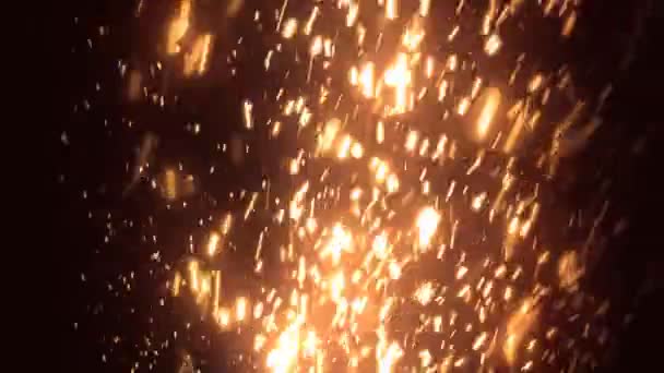 Масивні вогні падають на 1-й фон — стокове відео