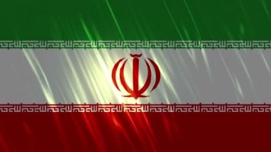 Iran bayrağı Loopable arka plan
