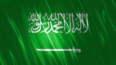 Suudi Arabistan bayrağı Loopable arka plan