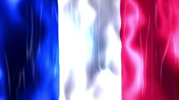 France Animation du drapeau — Video