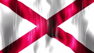 Alabama Eyaleti Bayrak Canlandırması