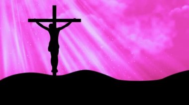 İsa Çapraz İbadet Dönüşümlü Arkaplanda