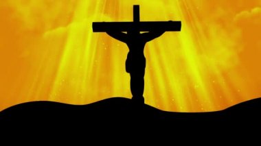İsa Çapraz İbadet Dönüşümlü Arkaplanda