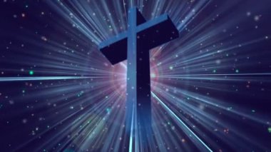 İlahi İbadet Çapraz Döngüsü Arkaplanı