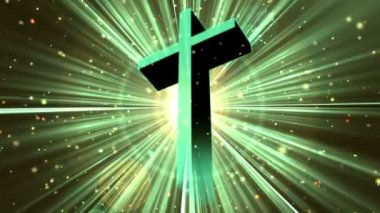 İlahi İbadet Çapraz Döngüsü Arkaplanı