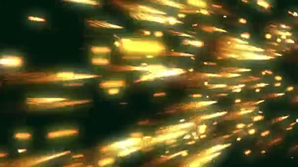 Рейнинг фейерверков на массивном фоне — стоковое видео