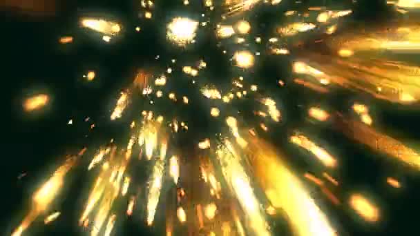 Lluvia fuegos artificiales 2 — Vídeos de Stock