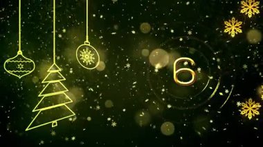 4K Çözünürlük, 3840 x 2160 Piksel, 2026 Mutlu Yeni Yıl Geri sayımı, 2026 için Yüksek Kaliteli Yeni Yıl Geri sayımı, 10 Saniye 'den başlıyor.