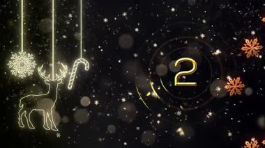 4K Çözünürlük, 3840 x 2160 Piksel, 2026 Mutlu Yeni Yıl Geri Sayımı, 2026 için Yüksek Kaliteli Yeni Yıl Geri Sayımı, 5 Saniyeden Başlıyor