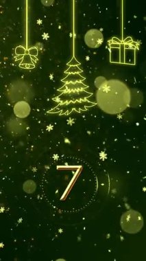 Mobil Dikey Çözünürlük 2160 x 3840 Piksel, 2026 Mutlu Yıllar Geri Sayım Arkaplanı, Mobil Videolar için Dikey Çözünürlük, Mutlu Yıllar 2026 10 Saniyeden Başlıyor