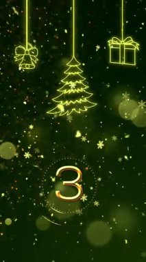 Mobil Dikey Çözünürlük 2160 x 3840 Piksel, 2026 Mutlu Yıllar Geri Sayım Arkaplanı, Mobil Videolar için Dikey Çözünürlük, Mutlu Yıllar 2026 Beş Saniyeden Başlıyor