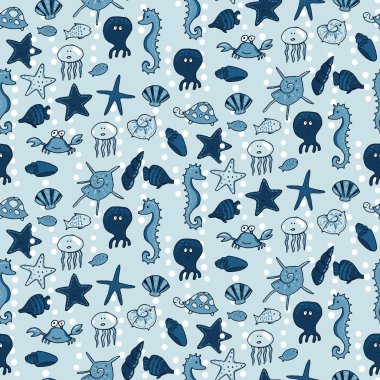 Deniz hayvanlarında kusursuz desen