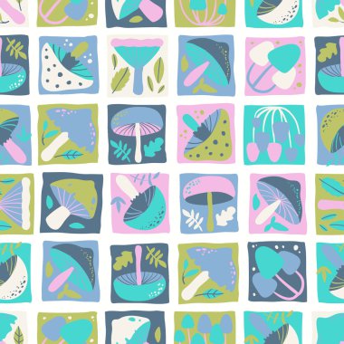 Farklı mantar ile Seamless Modeli