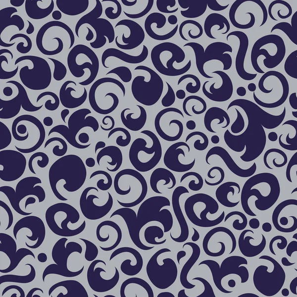 Abstraktes nahtloses Muster in grauen und violetten Farben. — Stockvektor