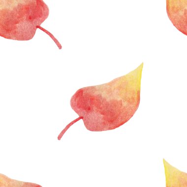 Watercolor hand painted flowers. Seamless pattern illust