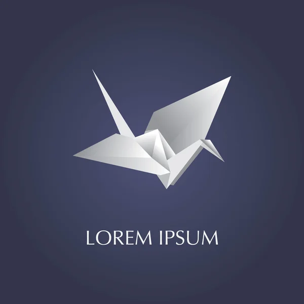 kağıt origami kuş.