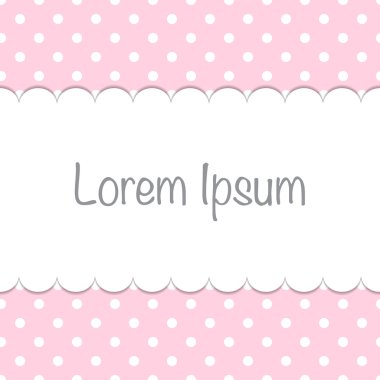 Metin için yer ile noktalı arka plan.