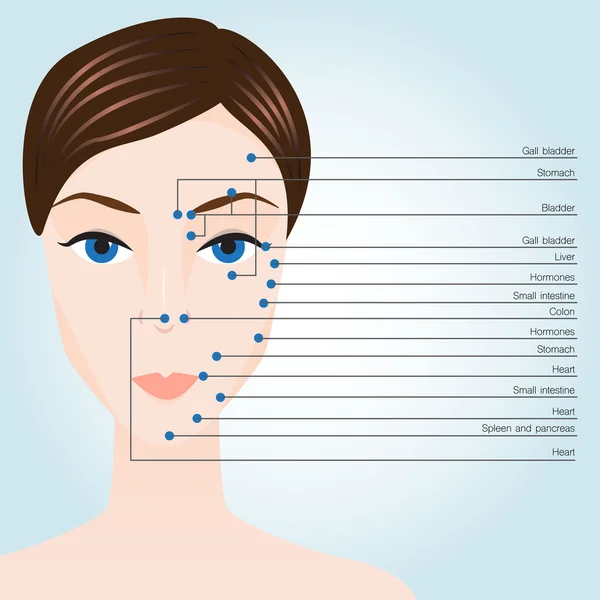 Free Face Reflexology Chart