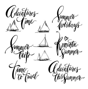 Fırça hat yaz koleksiyonu.