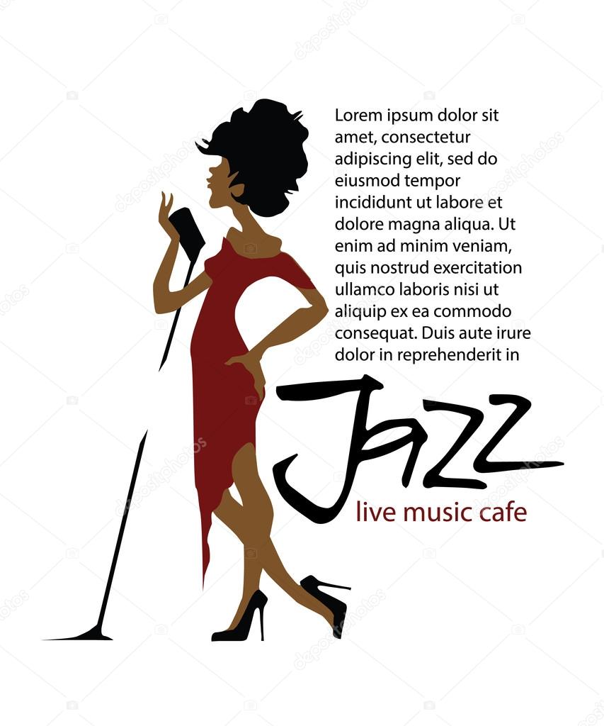 Musicians design concept set with jazz music players and singers.