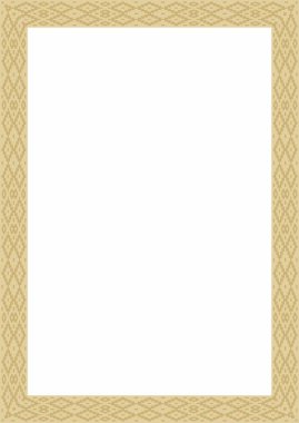 Vektör altın kare Belarus ulusal süs çerçevesi. Slav halkları, Rus, Ukraynalı, Sırp, Polonyalı, Bulgar etnik desenli dikdörtgen. Çapraz dikiş şablonu