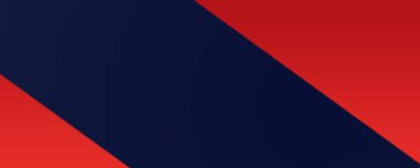 Mavi şerit kırmızı arkaplanda ortada..