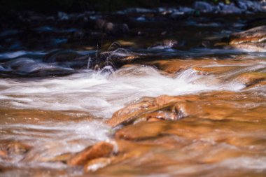 Dağlardaki engebeli sular, kayaların üzerinden sular, orman, doğa, dağlar, şelale, arka plan, çağlayan, akarsu, karpatların doğası, dağ nehri, dağ lagünü, gök mavisi su.