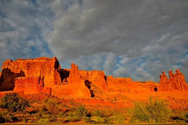 Národním parku Arches, Utah, Usa — Stock fotografie