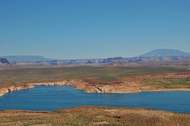 Glen Kanyonu. Gözlem güverte Arizona günbatımı manzarası. Büyük Kanyon Ulusal Parkı, Arizona, ABD