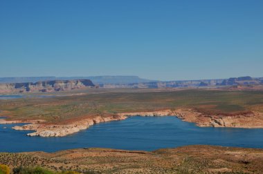 Glen Kanyonu. Gözlem güverte Arizona günbatımı manzarası. Büyük Kanyon Ulusal Parkı, Arizona, ABD
