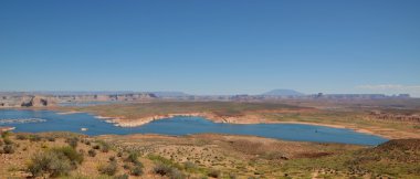 Glen Kanyonu. Gözlem güverte Arizona günbatımı manzarası. Büyük Kanyon Ulusal Parkı, Arizona, ABD