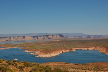 Glen Kanyonu. Gözlem güverte Arizona günbatımı manzarası. Büyük Kanyon Ulusal Parkı, Arizona, ABD