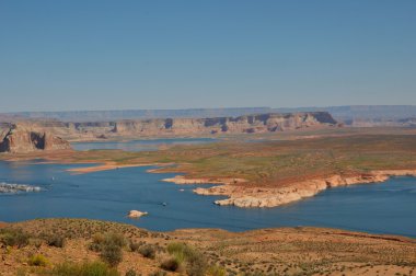 Glen Kanyonu. Gözlem güverte Arizona günbatımı manzarası. Büyük Kanyon Ulusal Parkı, Arizona, ABD