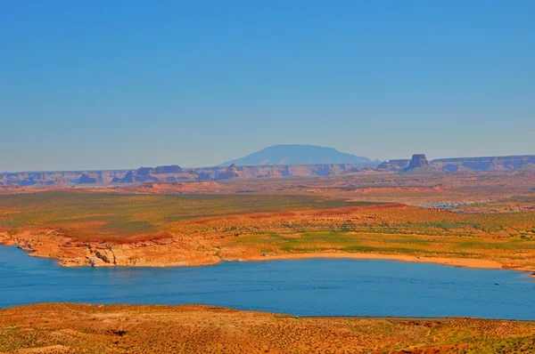 Glen canyon. Het uitzicht vanaf de observatie dek van de Arizona zonsondergang. Nationaal Park Grand Canyon, Arizona, de V.s. — Stockfoto