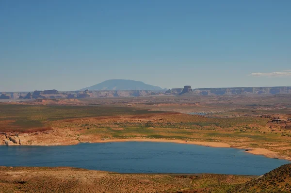 Glen Canyon. A vista do convés de observação do pôr-do-sol do Arizona. Grand Canyon National Park, Arizona, EUA — Fotografia de Stock