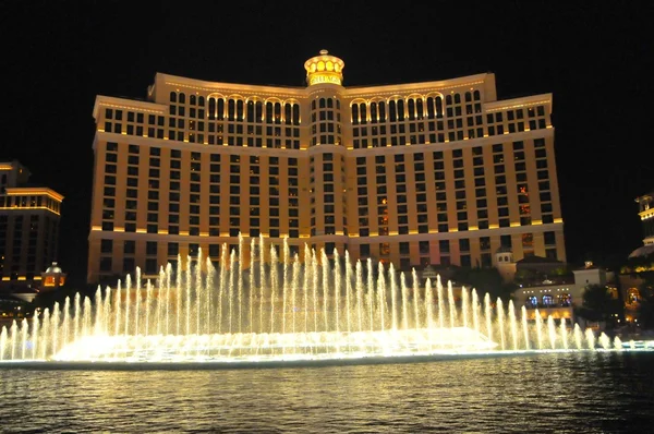 Fontannę w Bellagio casino w Las Vegas Zdjęcia Stockowe bez tantiem