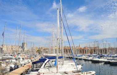 Yatlar Port Marseille, Provence, Fransa