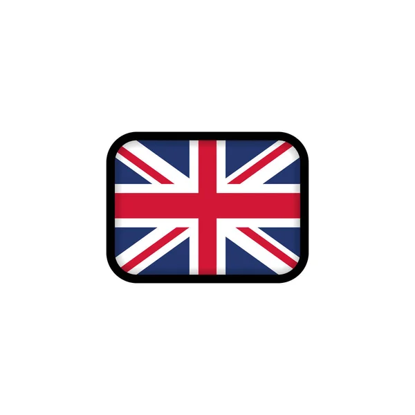 イギリスの国旗 イギリス国旗 イギリスのシンボル ベクトルイラスト Eps10 — ストックベクタ