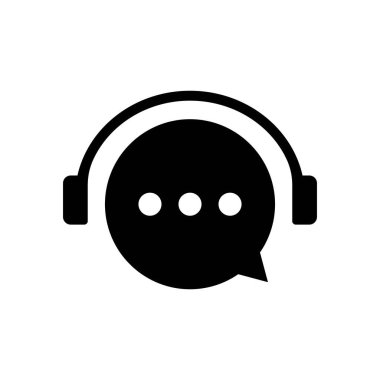 Destek sistemi 24 7 simgesi. Çevrimiçi müşteri servisi. Vektör EPS 10. Beyaz arkaplanda izole.