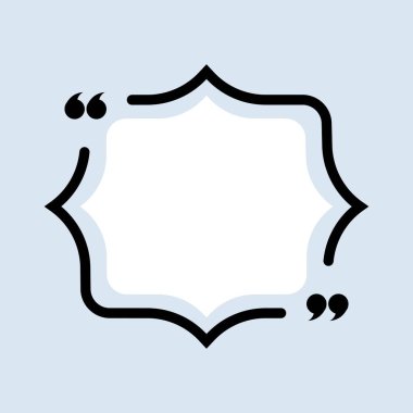 Alıntı simgesi. Tırnak işareti, konuşma işaretleri, ters virgüller ya da konuşan işaret koleksiyonu. Vektör EPS 10. Arkaplanda izole.